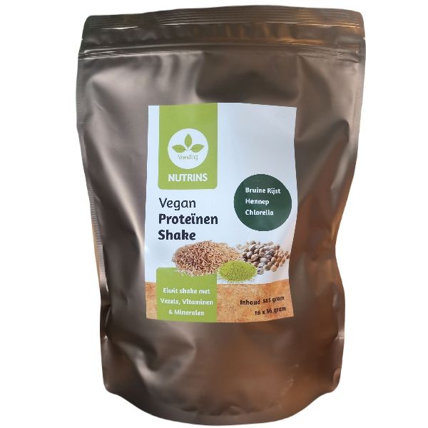 band vitamine Zich verzetten tegen Nutrins vegan eiwitshake met vezels en natuurlijke vitaminen |  gezondmooislank.nl